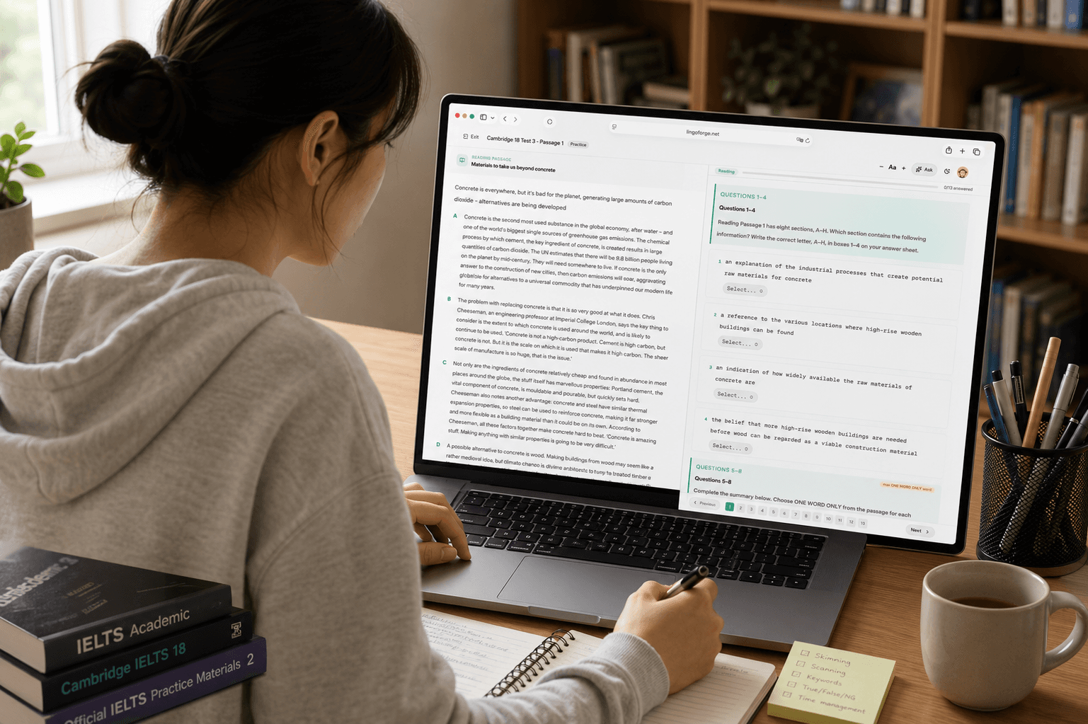 캠브리지 실전 문제로 IELTS 읽기 속도 향상하는 방법